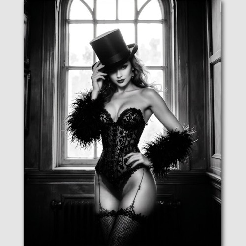 Burlesque glamour lingerie - glamour,